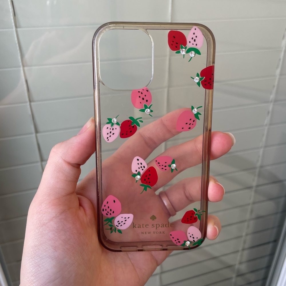 COPY - Kate spade strawberry iPhone 12 mini phone case preloved